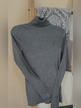 Ralph Lauren Gray Women's Turtleneck Sweater